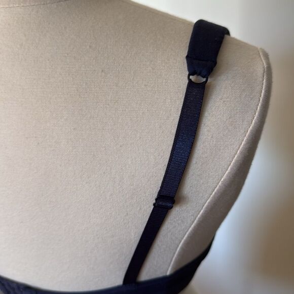 Nautica Underwire Padded Bra 36C Navy Blue NWT‎ Adjustable Straps - Picture 5 of 7